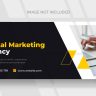 digital marketing facebook cover web banner template